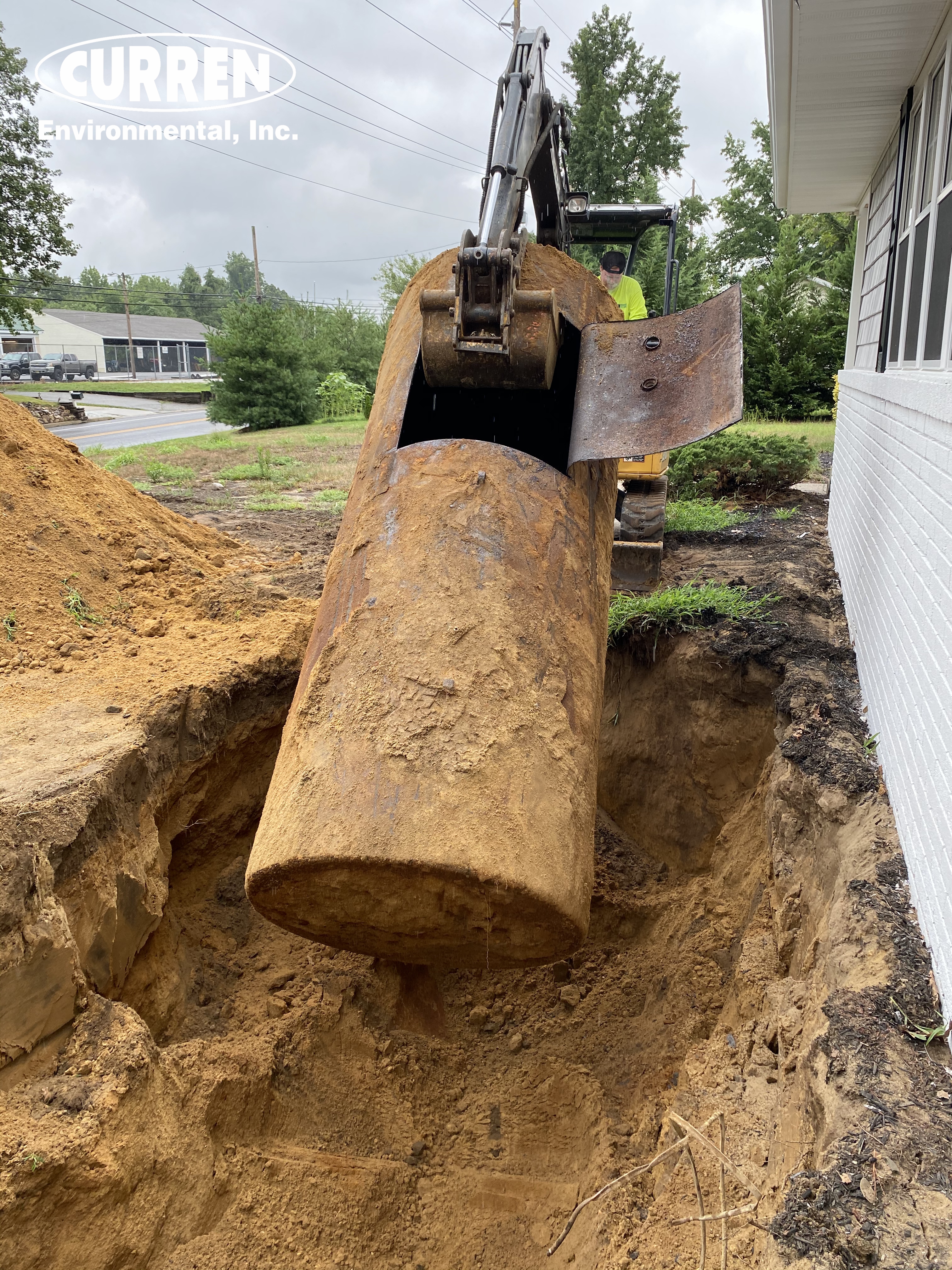 What do you do when an underground oil tank leaks?